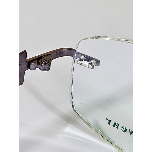 GIANNI PO WOMEN'S EYEGLASSES GPT 317 52-18 140 SLIVER/PURPLE NWT DEMO LENSES - Picture 11 of 16